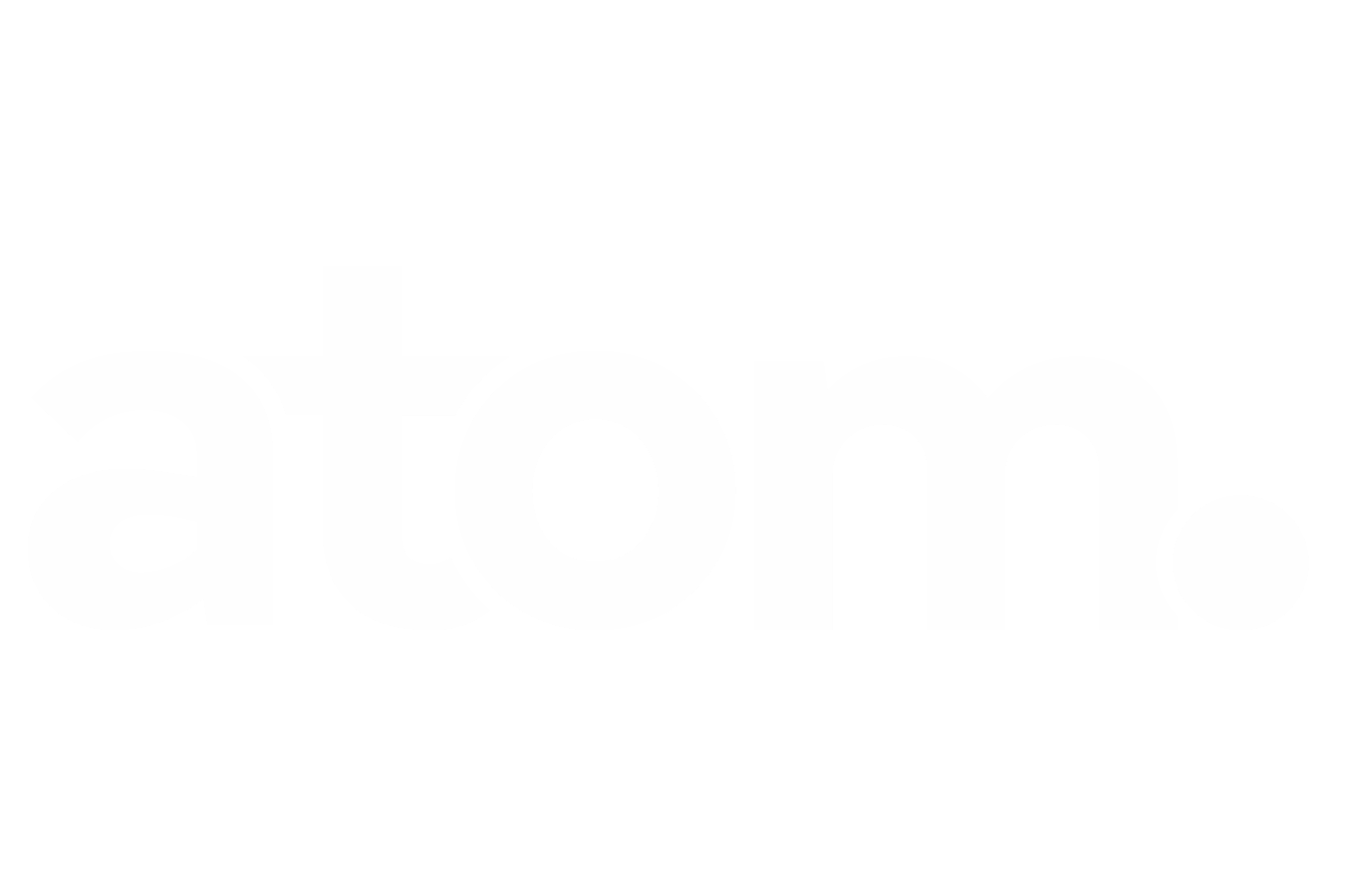 atom all wite logo
